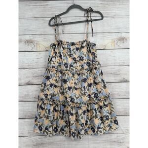 Rails Caralyn Mod Floral Sleeveless Dress Womens Medium Floral Camo Lined